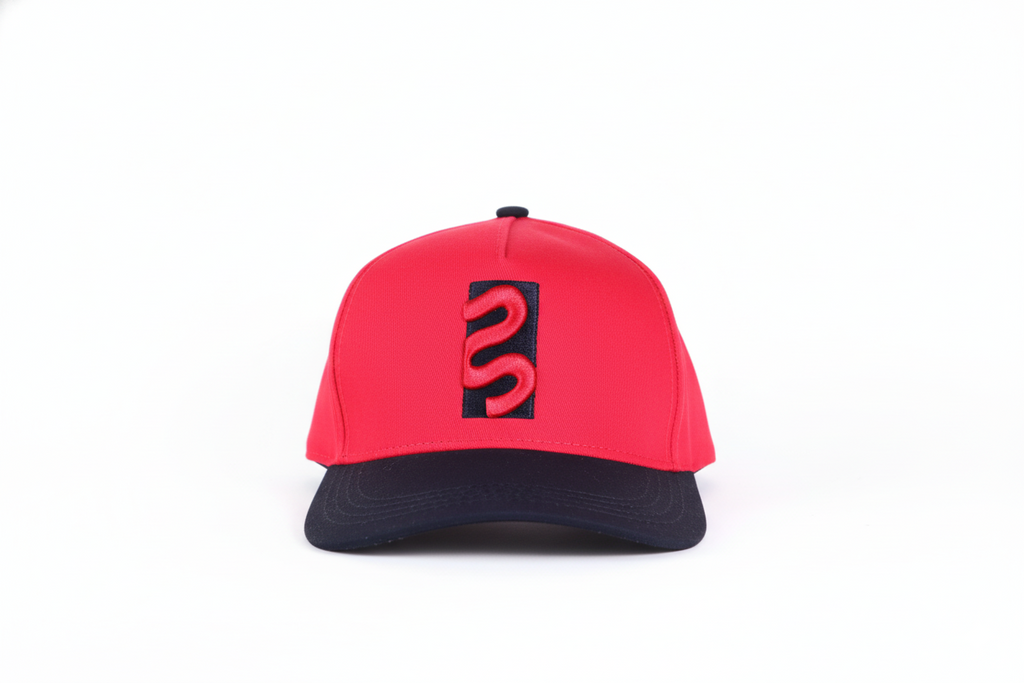 Gorra Roja con Visera Negra y Logo Bordado | Edición Premium | Stylacho