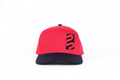 Red Cap with Black Visor and Embroidered Logo | Premium Edition | Stylacho